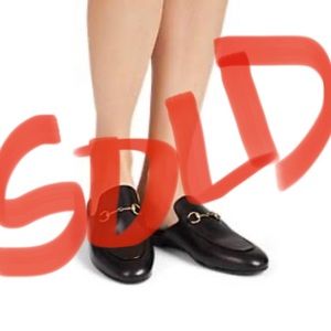 Authentic NIB Gucci Princetown Leather Slipper